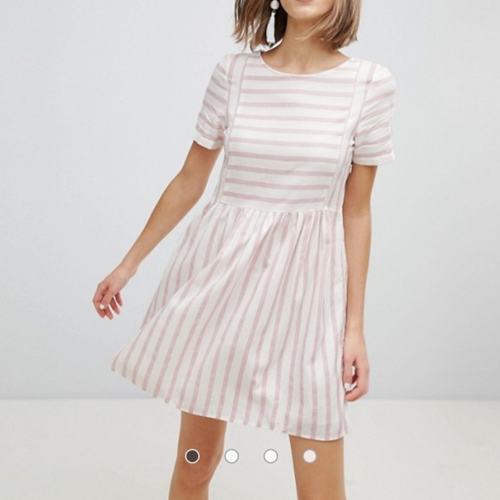 NWT Vero Moda Stripe Skater Dress